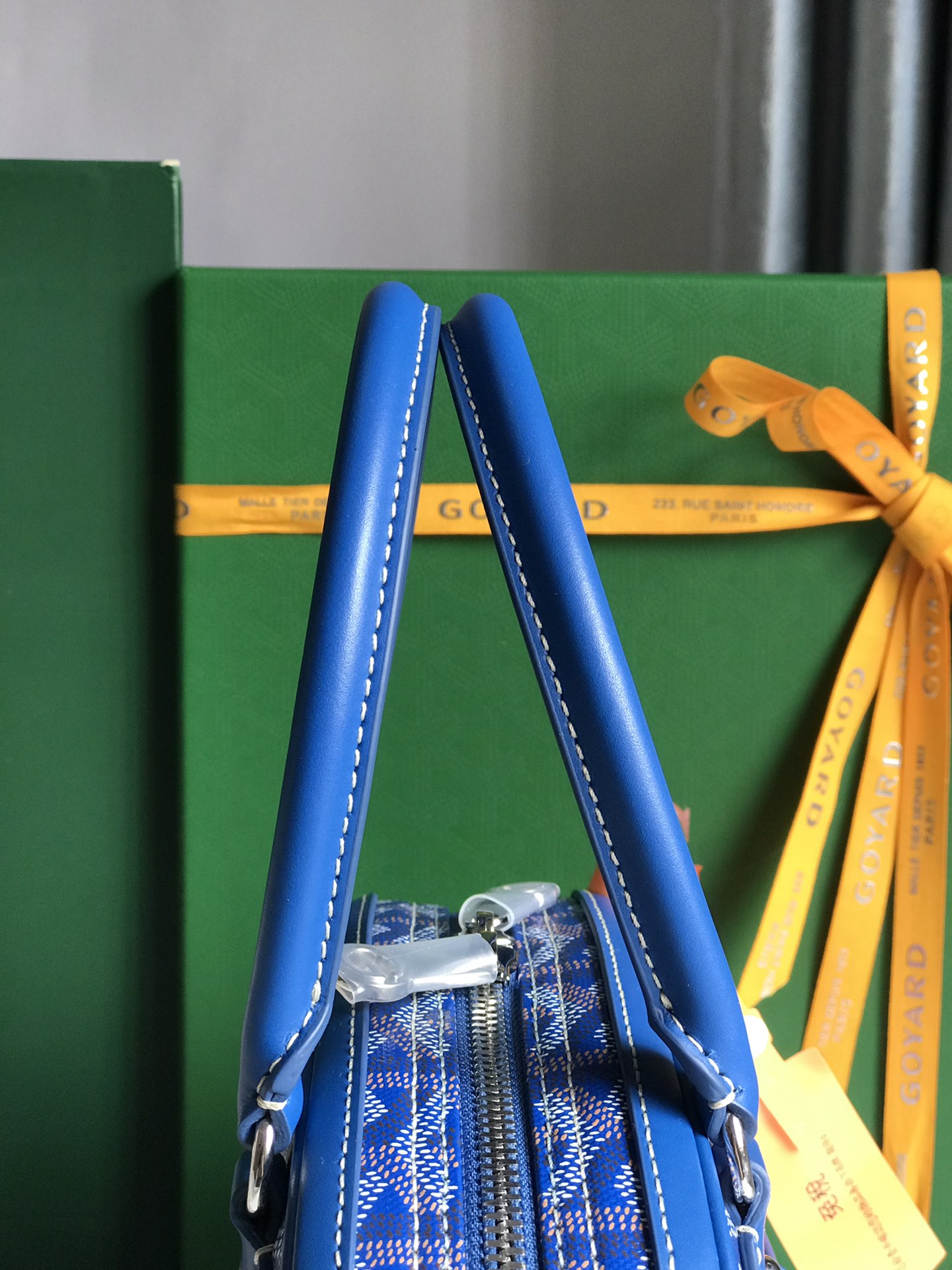 Goyard Saint Jeanne Bag Coated Canvas PM blue