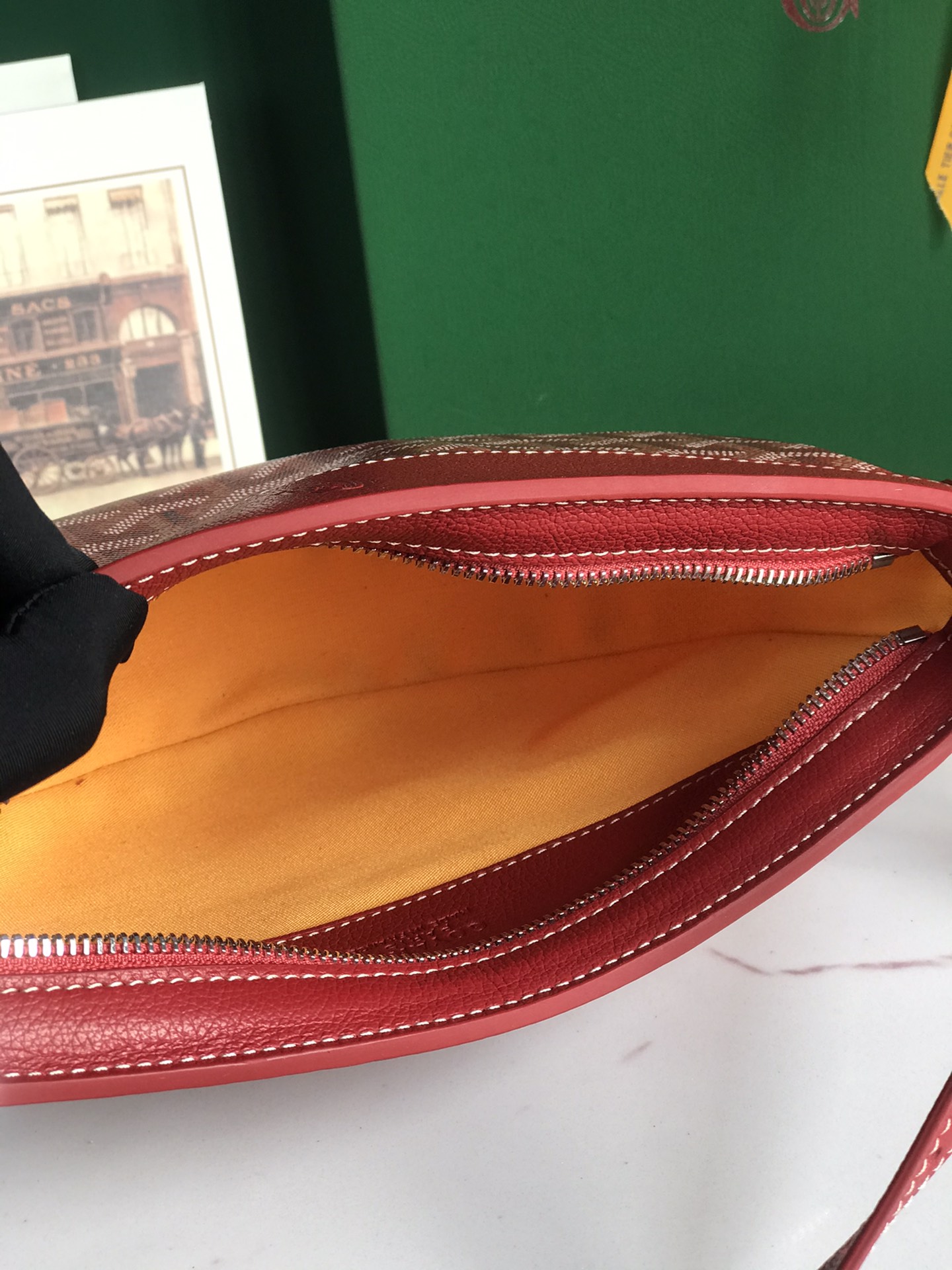 bag  Goyard Hirondelle Bag 'Red' HIRONDPMLTY02CL02P