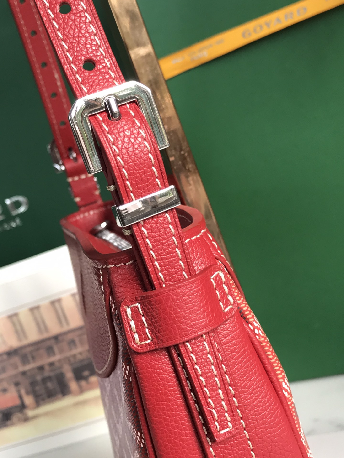 bag  Goyard Hirondelle Bag 'Red' HIRONDPMLTY02CL02P