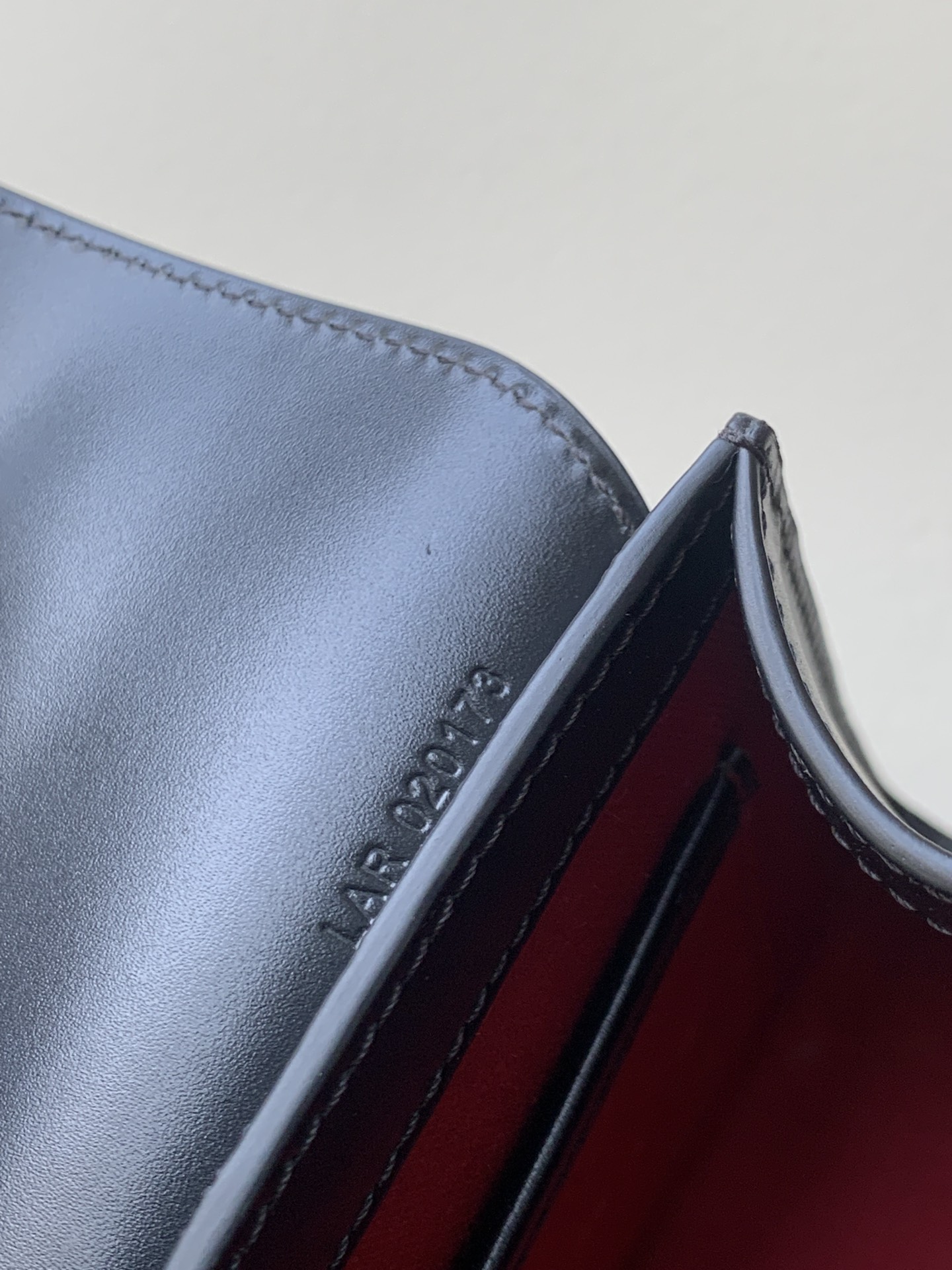 bag Goyard Black Leather Limited Edition Customized Heart Mini Saigon black