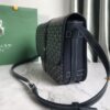 Goyard Navy Blue Goyardine Coated Canvas and Leather