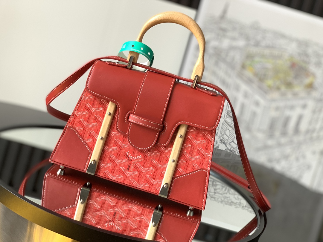 GOYARD Goyardine Saigon PM Red