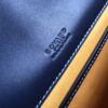 Goyard Navy Blue Goyardine Coated Canvas and Leather