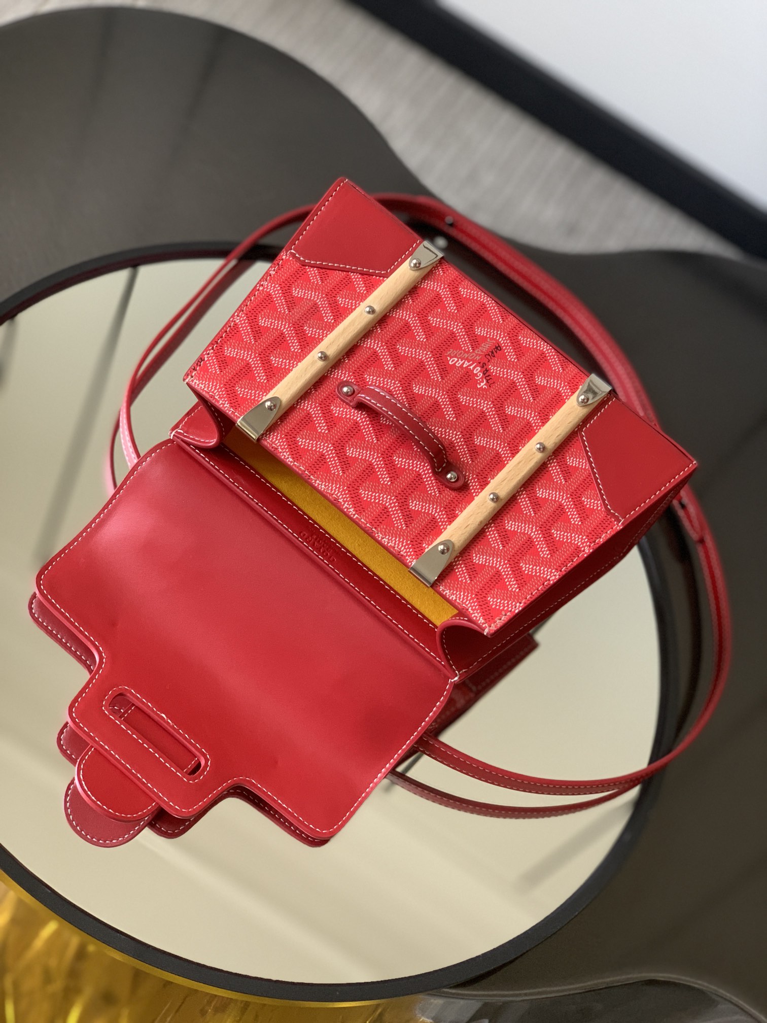 GOYARD Goyardine Saigon PM Red