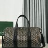 Goyard Barrel 40 Sports Bag Black Hand Duffle Purse Mens