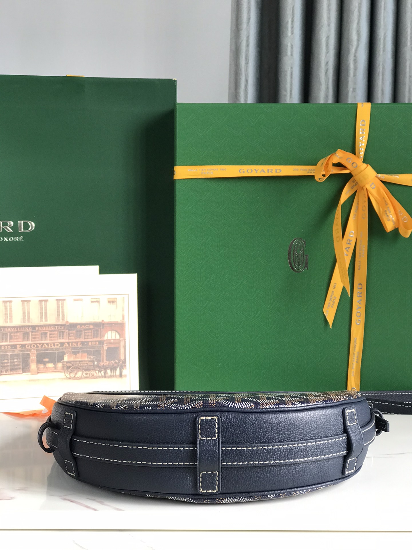 bag  Goyard Hirondelle Bag 'Black'  navy HIRONDPMLTY01CL01P