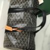 Goyard Barrel 40 Sports Bag Black Hand Duffle Purse Mens