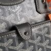 Goyard St. Jeanne MM Handbag Gray PVC Canvas Grey Cloth