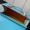 Saigon Top Handle Bag Coated Canvas with Leather PM bag blue sky