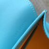 Saigon Top Handle Bag Coated Canvas with Leather PM bag blue sky