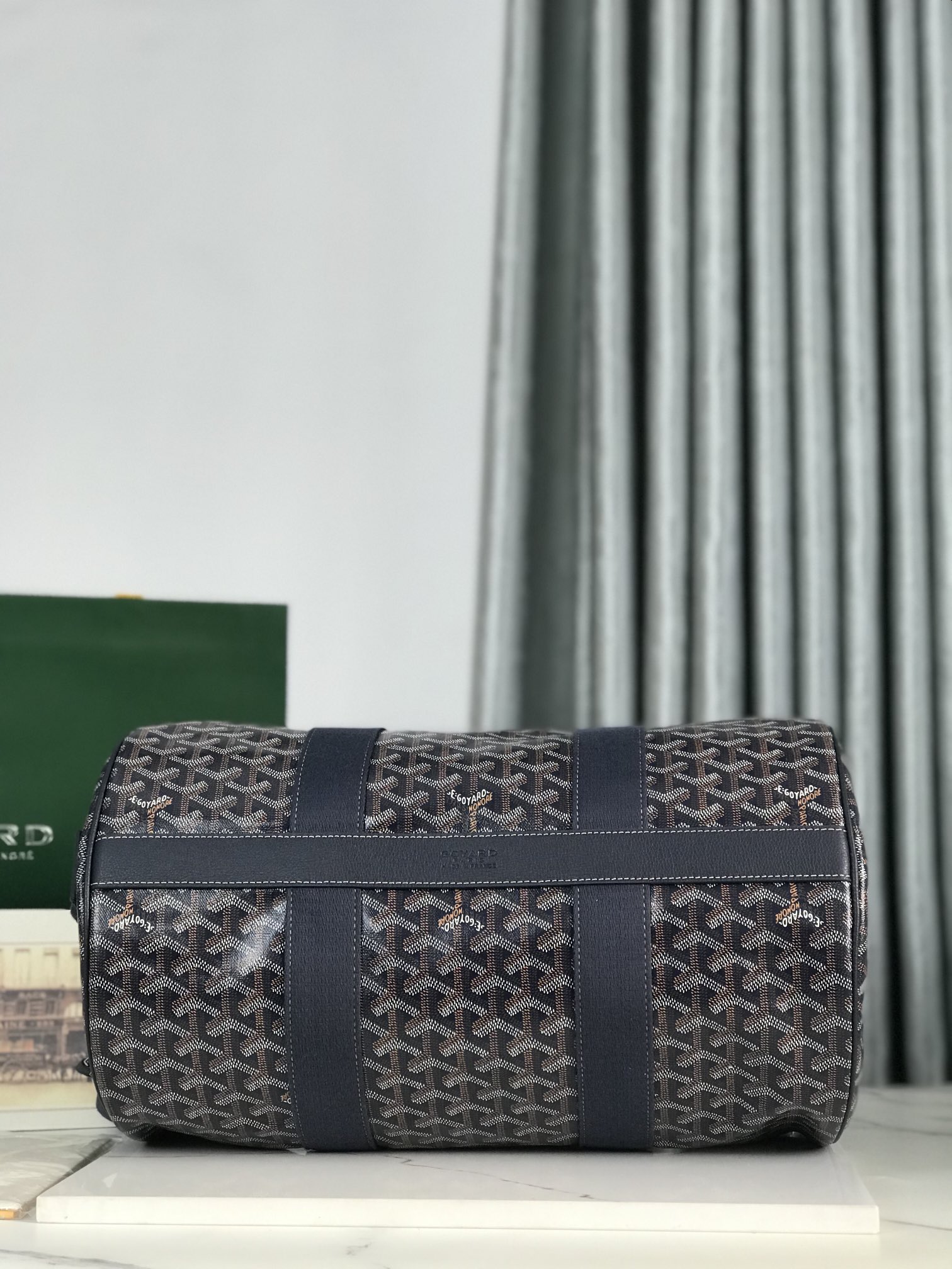 Goyard Barrel 40 Sports Bag blue navy
