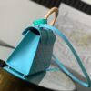 Saigon Top Handle Bag Coated Canvas with Leather PM bag blue sky