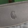 Goyard Grey Goyardine Canvas And Chevroches Calfskin
