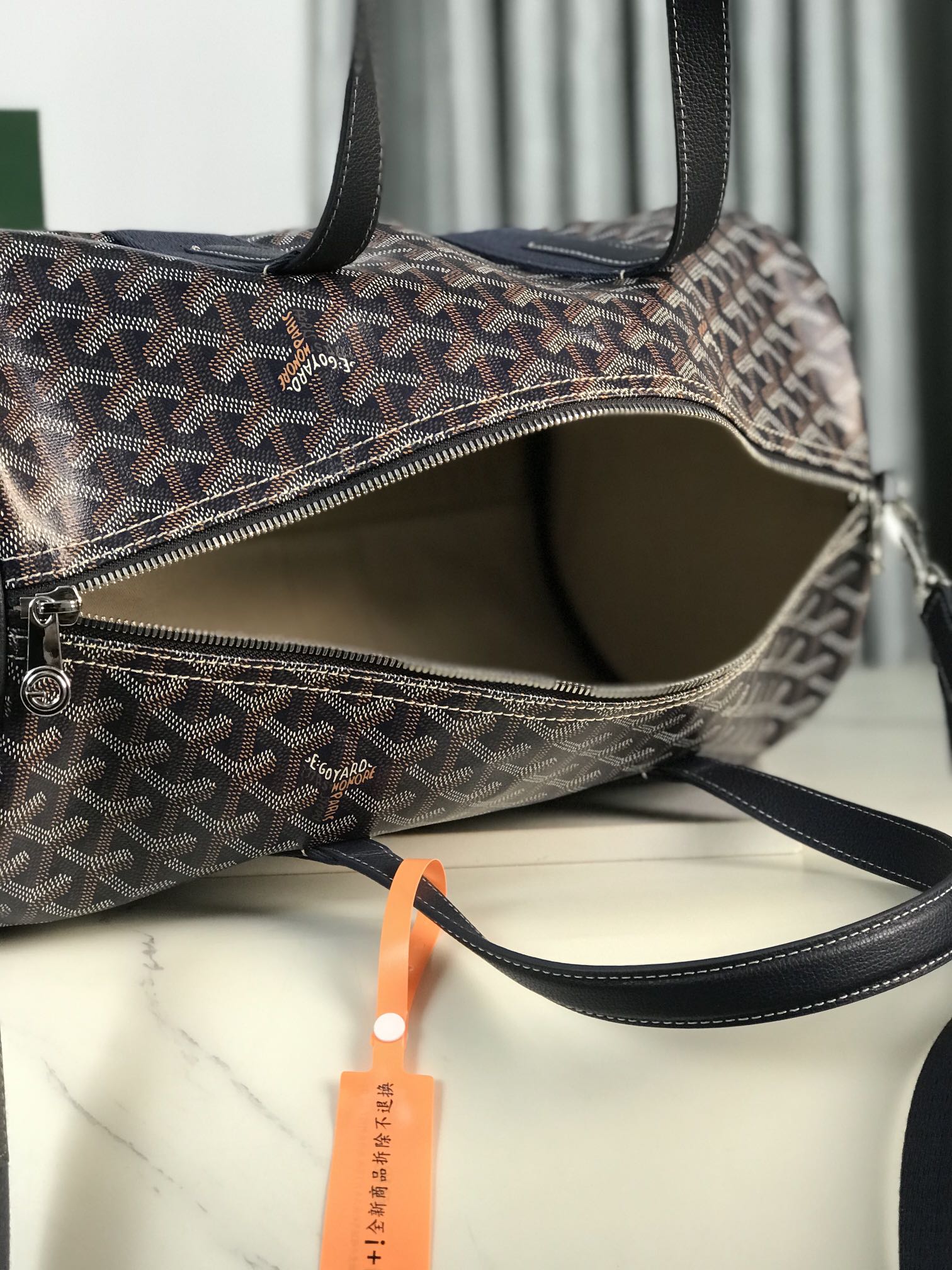Goyard Barrel 40 Sports Bag blue navy