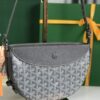 Goyard Grey Goyardine Canvas And Chevroches Calfskin