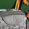 Goyard St. Jeanne MM Handbag Gray PVC Canvas Grey Cloth