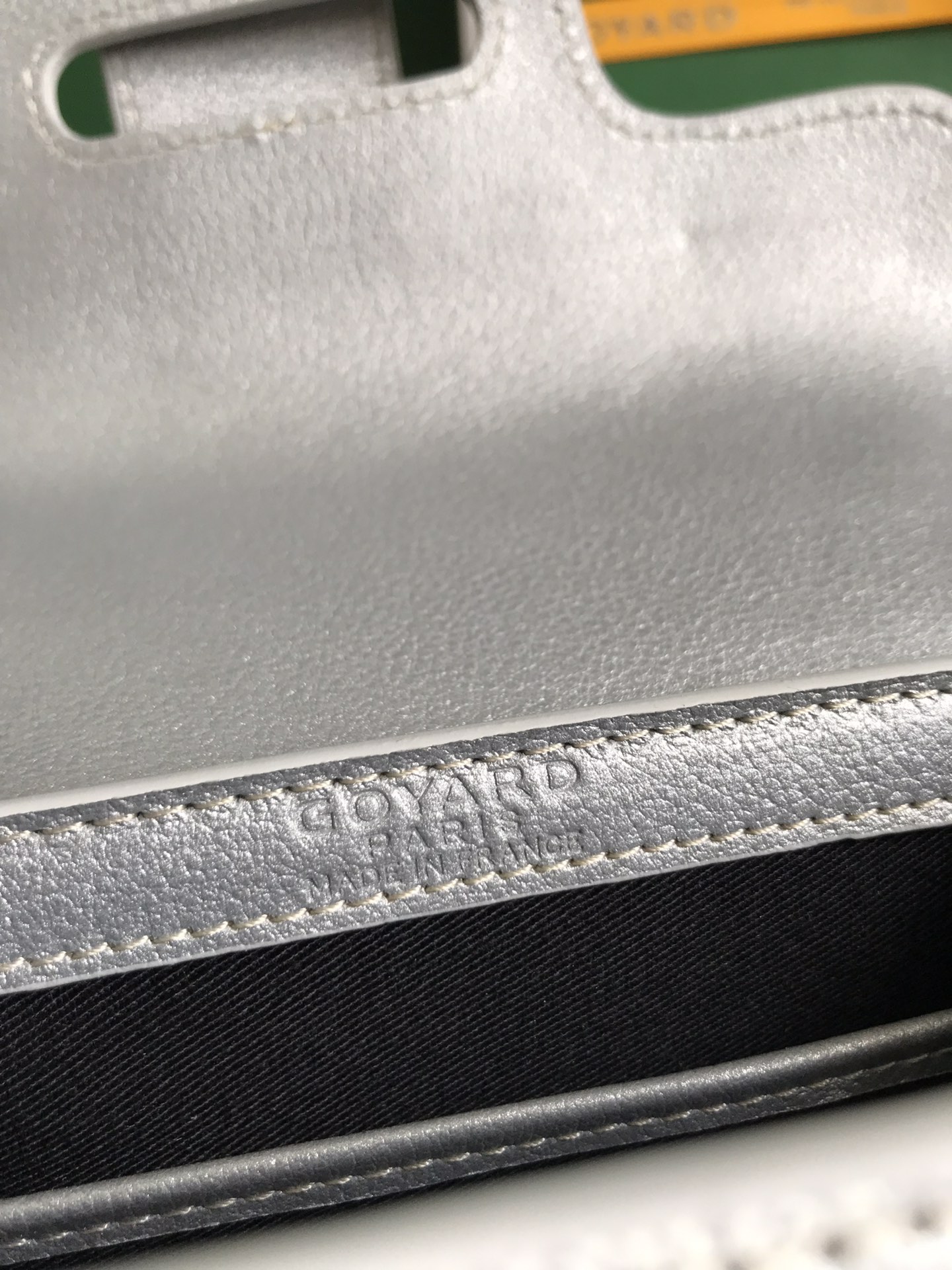 Silver Goyard Sac Saigon Mini Structure MATIGNON  00619