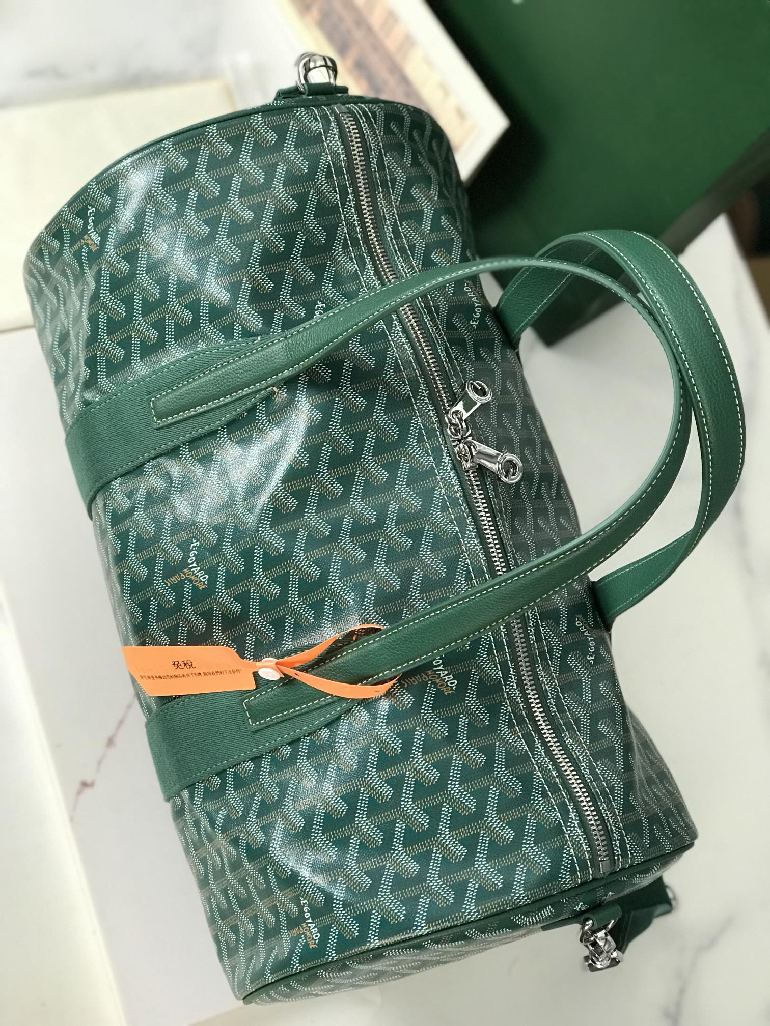 Goyard Barrel 40 Sports Duffle Bag Green |