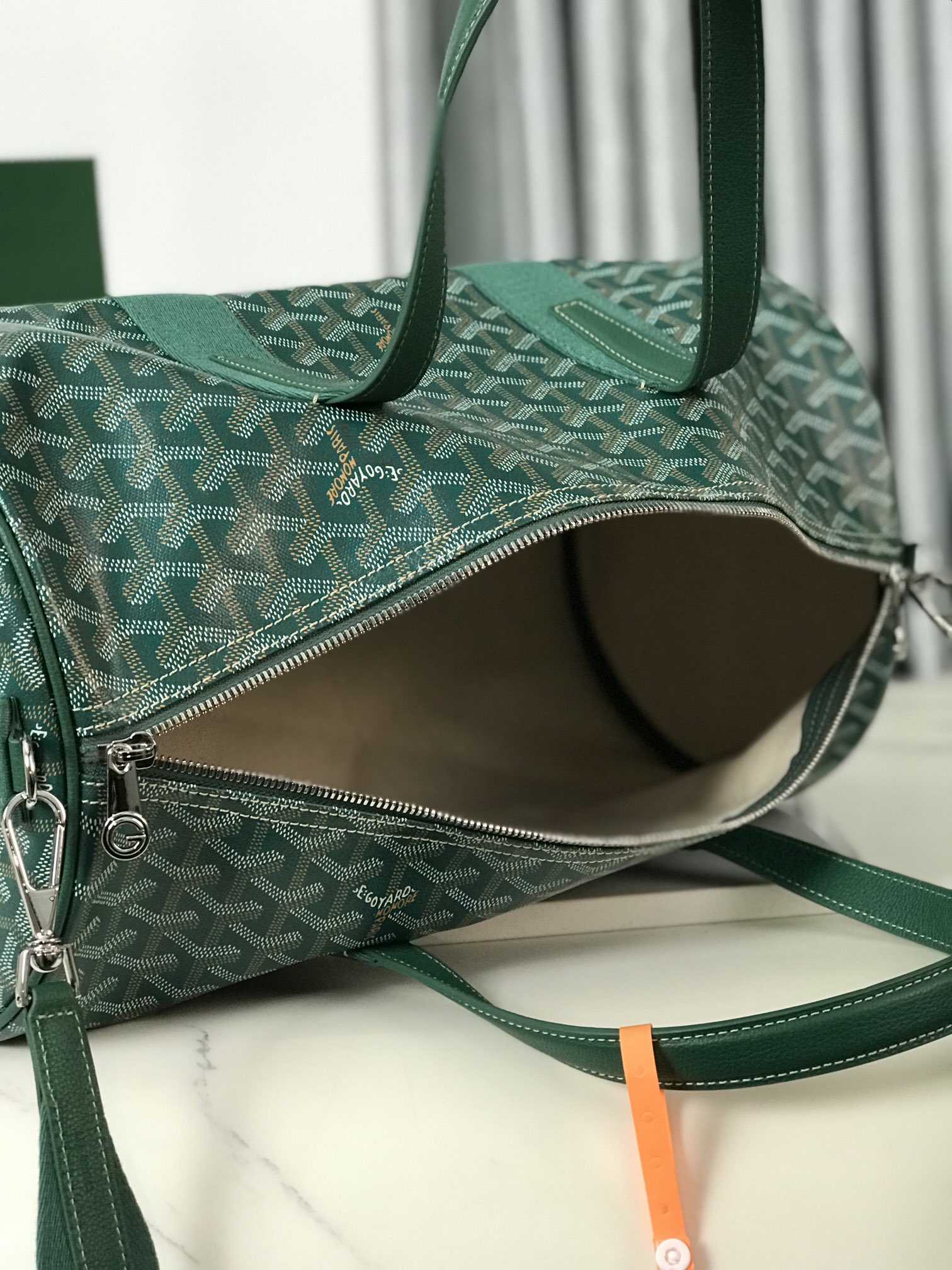 Goyard Barrel 40 Sports Duffle Bag Green |