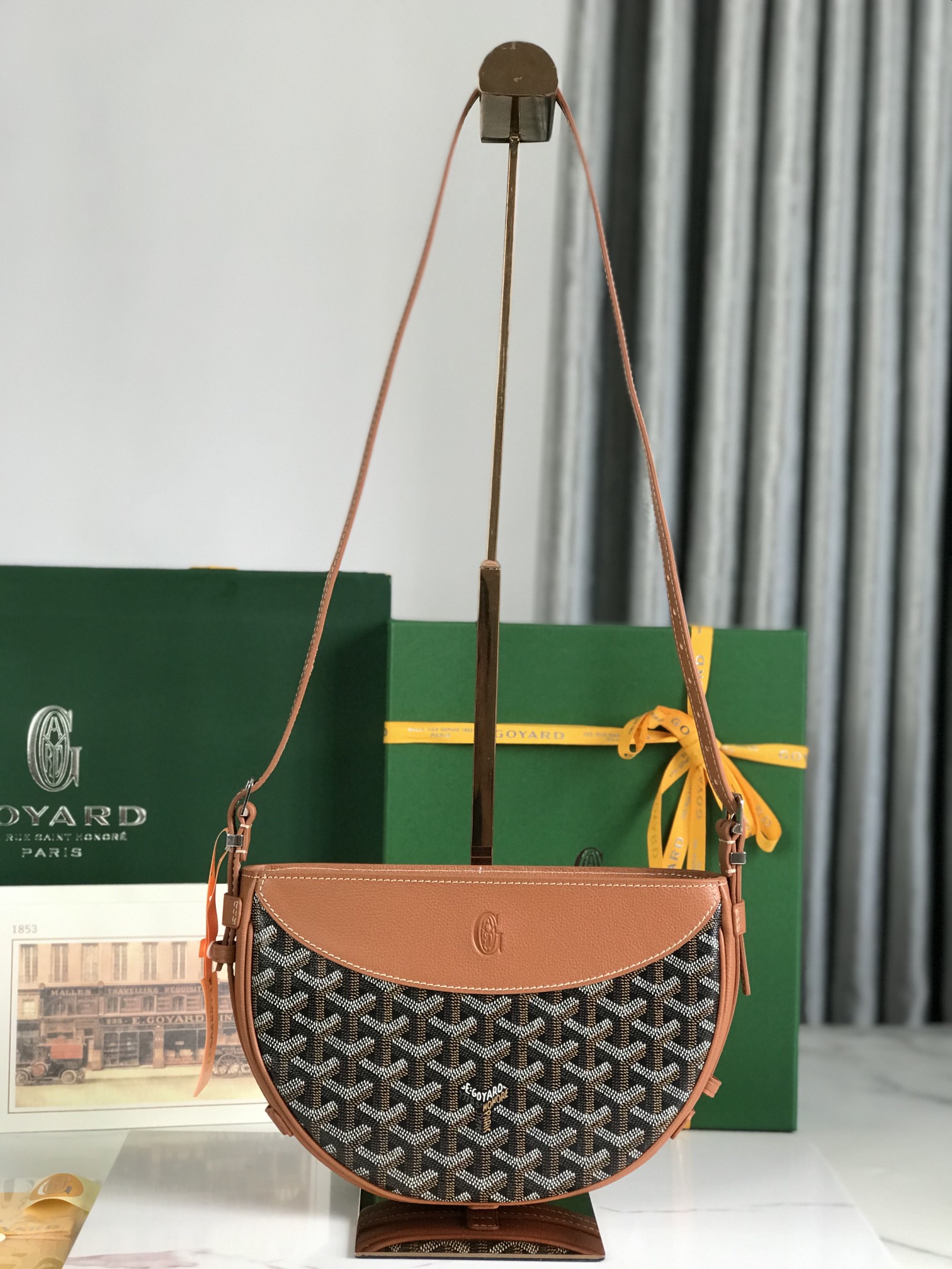bag  Goyard Hirondelle Bag ‘Black Tan’ HIRONDPMLTY01CL03P