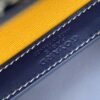 Goyard Blue Goyardine Coated Canvas And Leather Mini