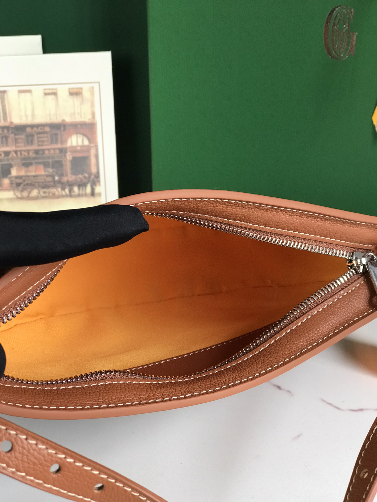 bag  Goyard Hirondelle Bag 'Black Tan' HIRONDPMLTY01CL03P