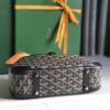 Goyard Black Chevron Print Coated Canvas St. Jeanne PM39