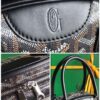 Goyard Black Chevron Print Coated Canvas St. Jeanne PM39