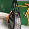Goyard Black Chevron Print Coated Canvas St. Jeanne PM39