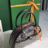 Goyard Black Chevron Print Coated Canvas St. Jeanne PM39