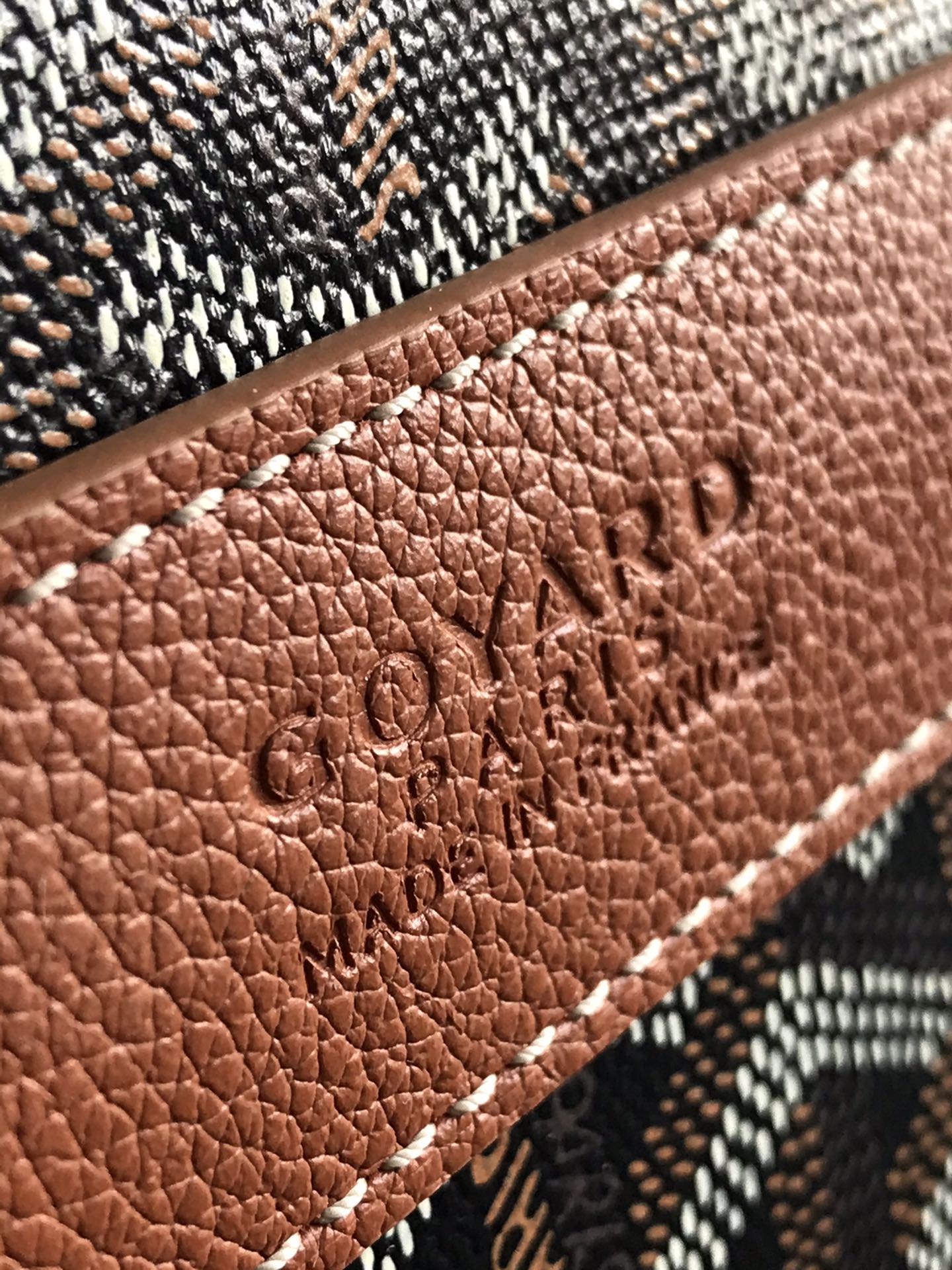 Goyard Barrel 40 Sports Bag Black Tan