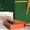 GOYARD Goyardine Richelieu Wallet Orange