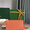 GOYARD Goyardine Richelieu Wallet Orange