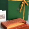 GOYARD Goyardine Richelieu Wallet Orange
