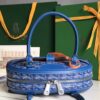 Goyard Saint Jeanne Bag Coated Canvas MM Blue