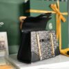 bag Goyard Saigon Handbag Goyardine Wood Trim PM 'BlackMATIGNON  00659