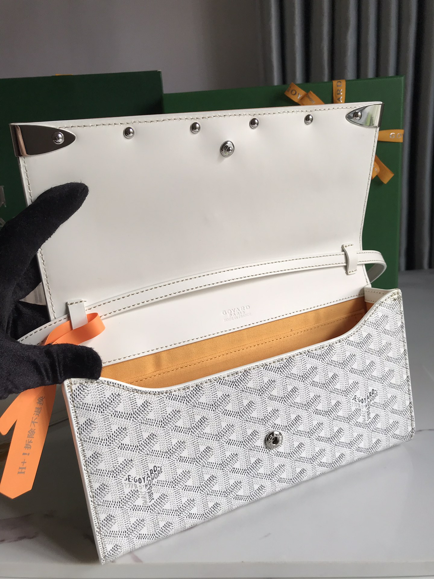 GOYARD Goyardine Monte Carlo Mini Phone Case White 1115347 |