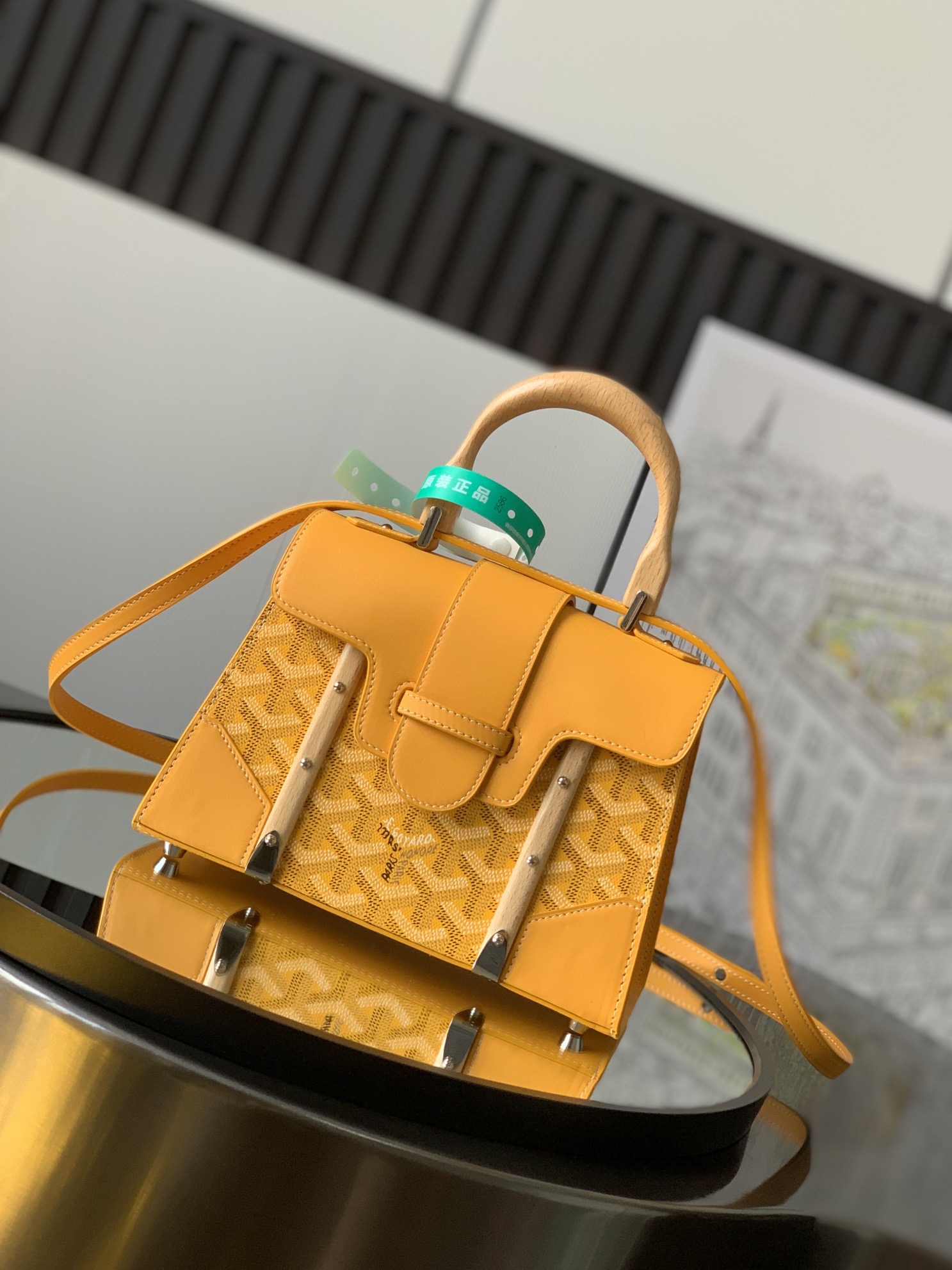 GOYARD Goyardine Saigon PM Yellow 589293 |