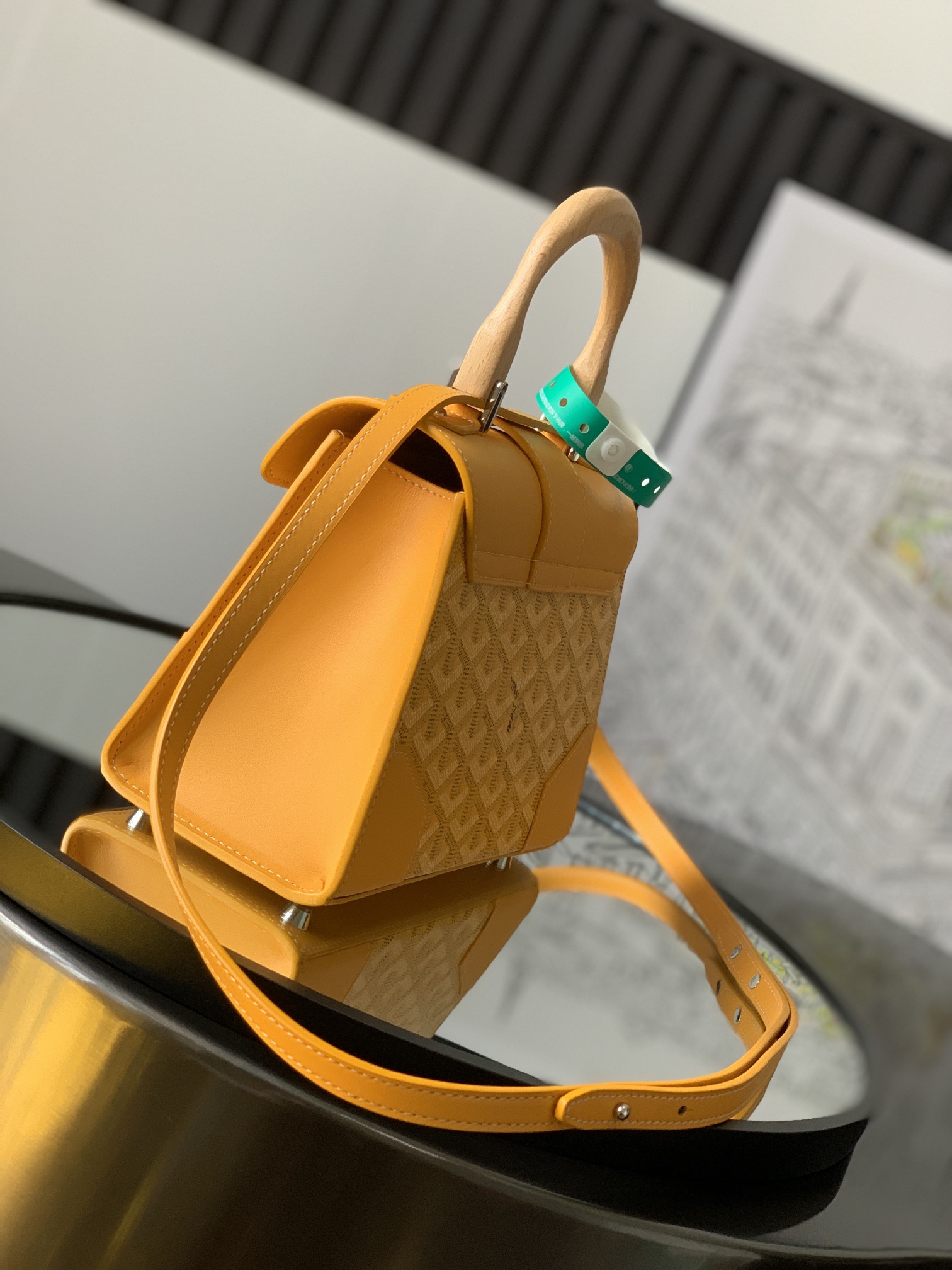 GOYARD Goyardine Saigon PM Yellow 589293 |