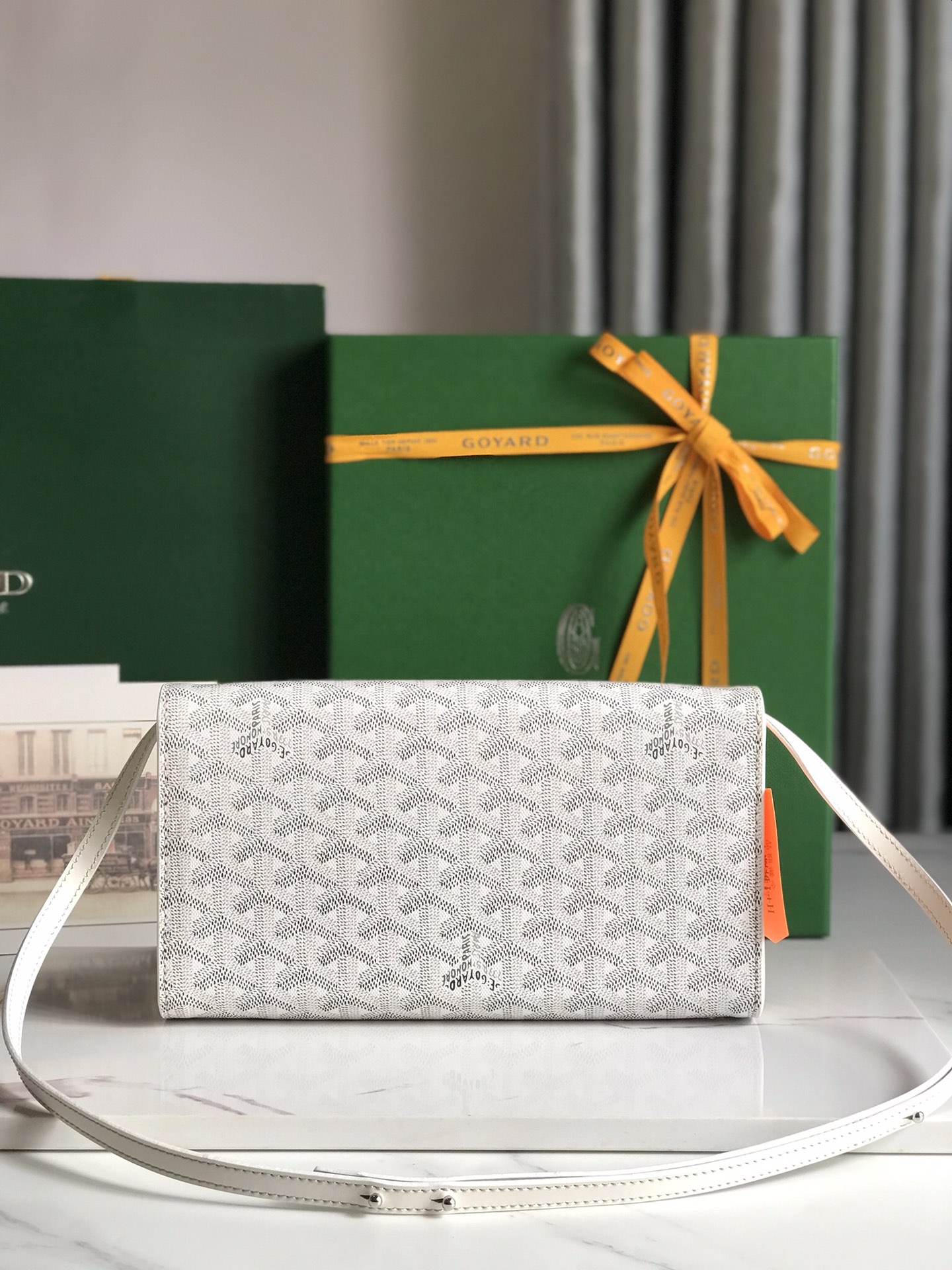 GOYARD Goyardine Monte Carlo Mini Phone Case White 1115347 |