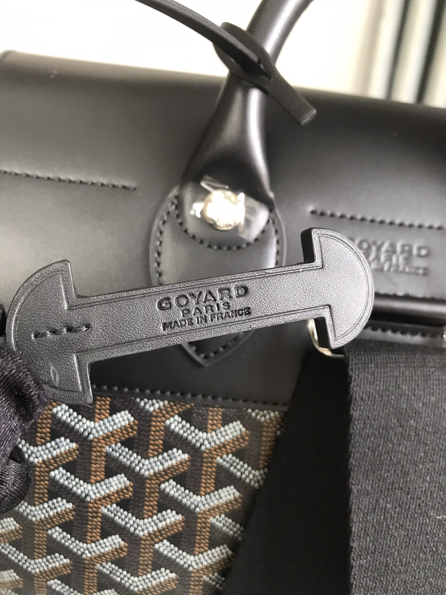 Goyard Alpin MM PVC Backpack Black Cloth ref.2215228