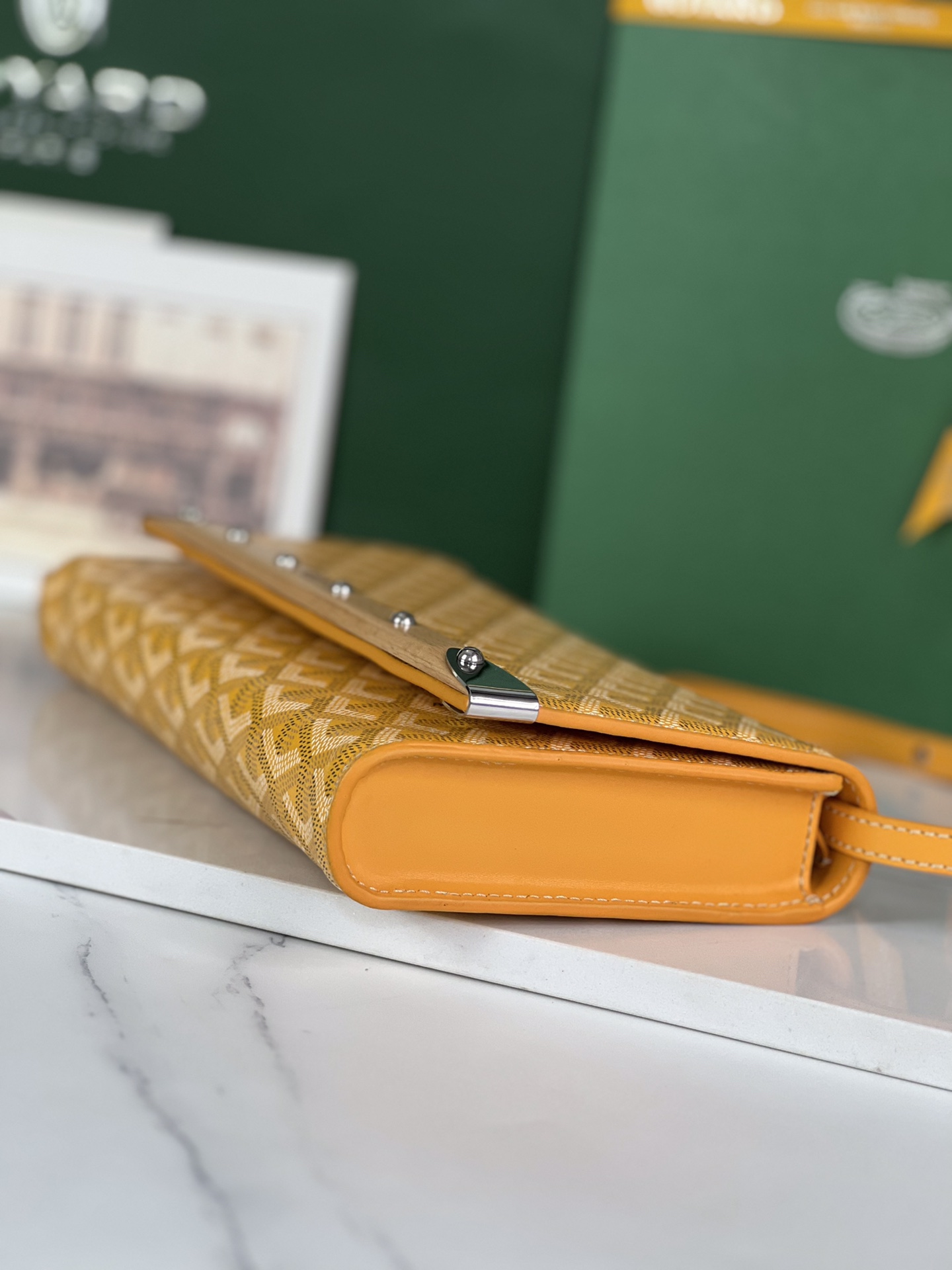 GOYARD Goyardine Monte Carlo Mini Phone Case yellow 1115347 |