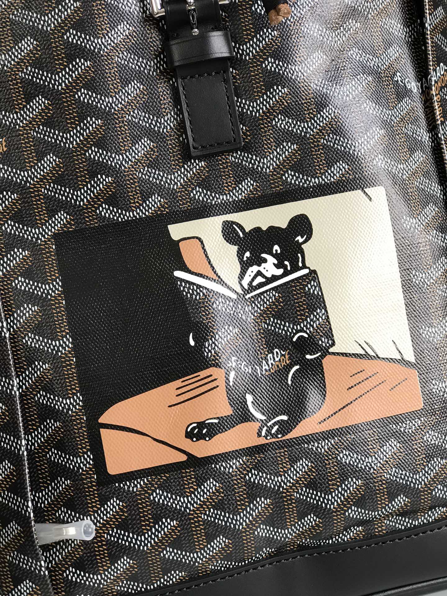 Goyard Alpin MM PVC Backpack Black Cloth ref.2215228