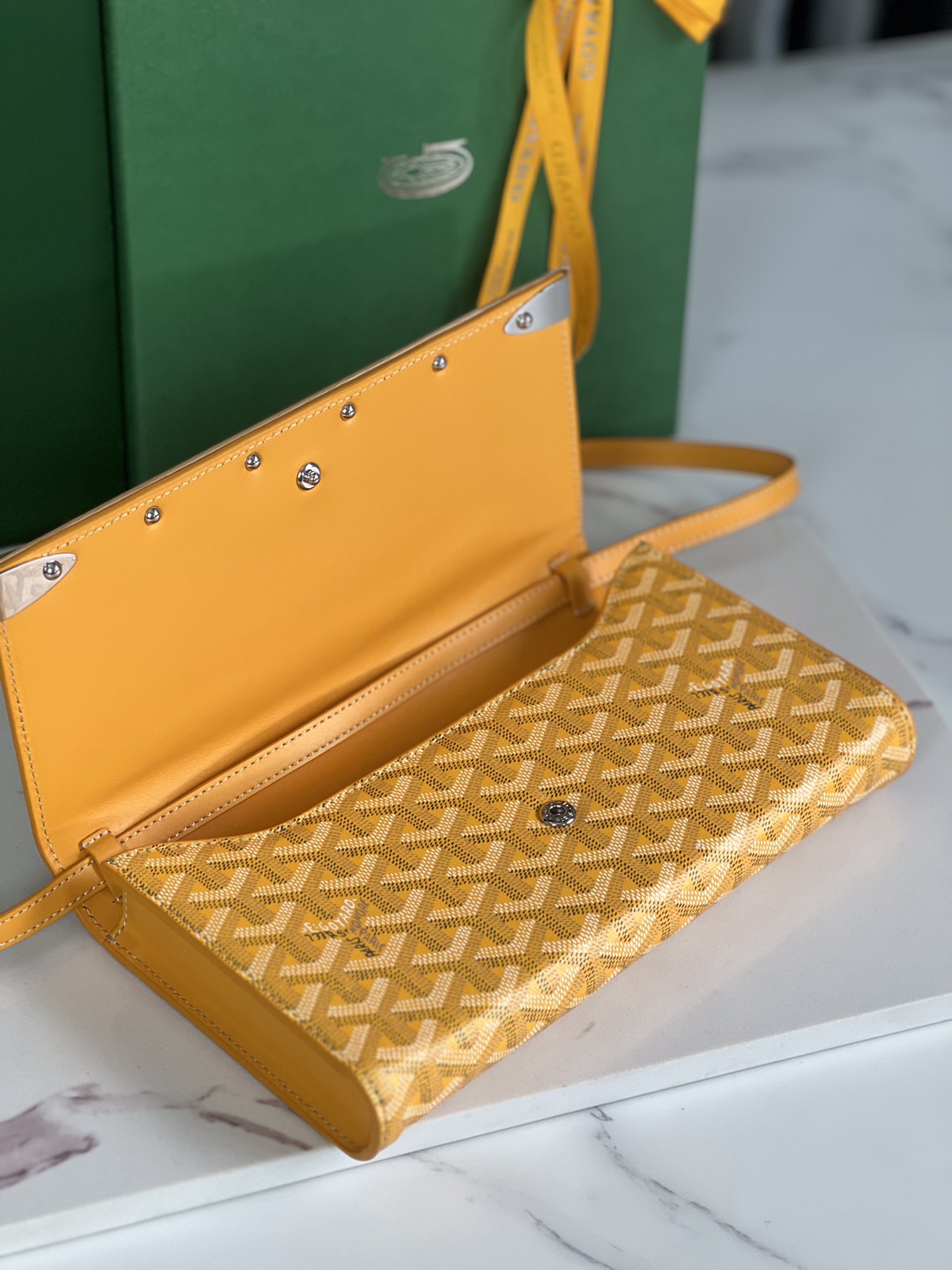 GOYARD Goyardine Monte Carlo Mini Phone Case yellow 1115347 |