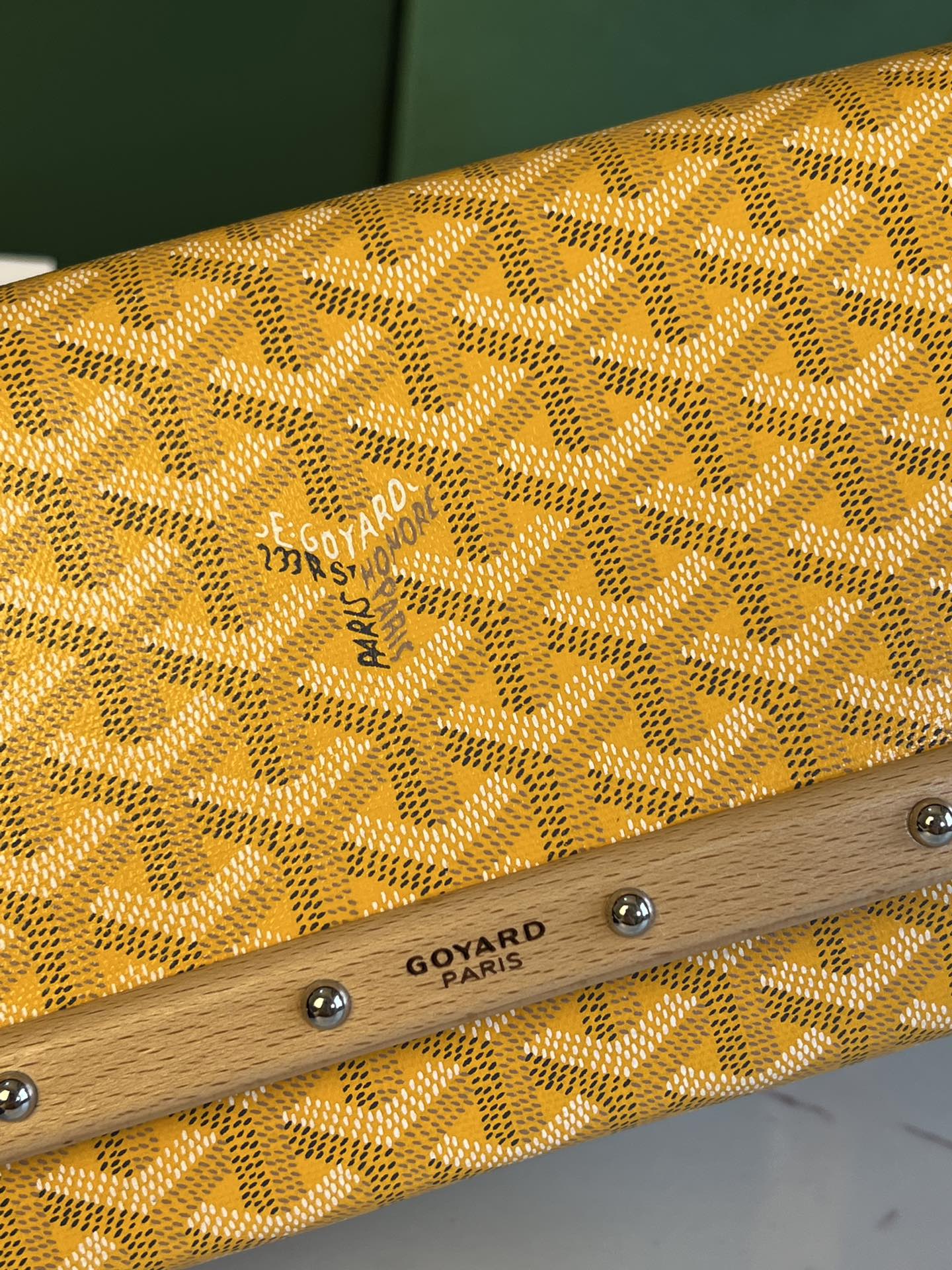 GOYARD Goyardine Monte Carlo Mini Phone Case yellow 1115347 |