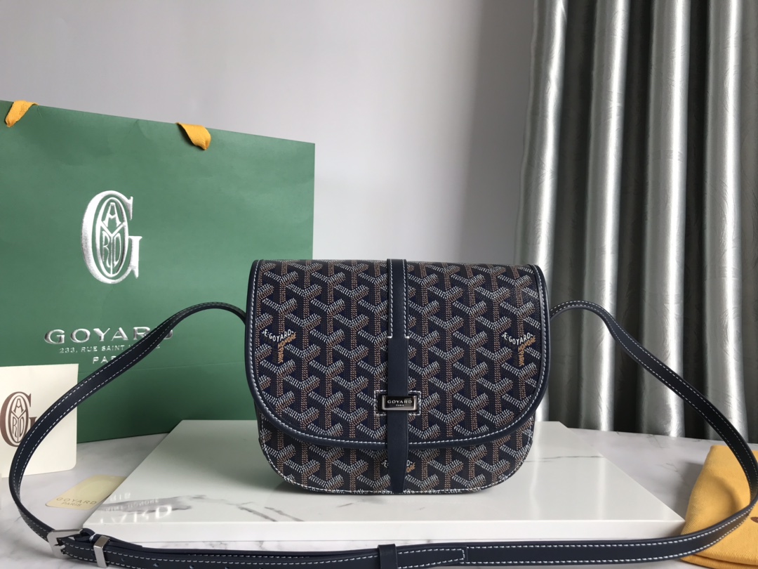 Goyard Belvedere PM Navy Blue for Women