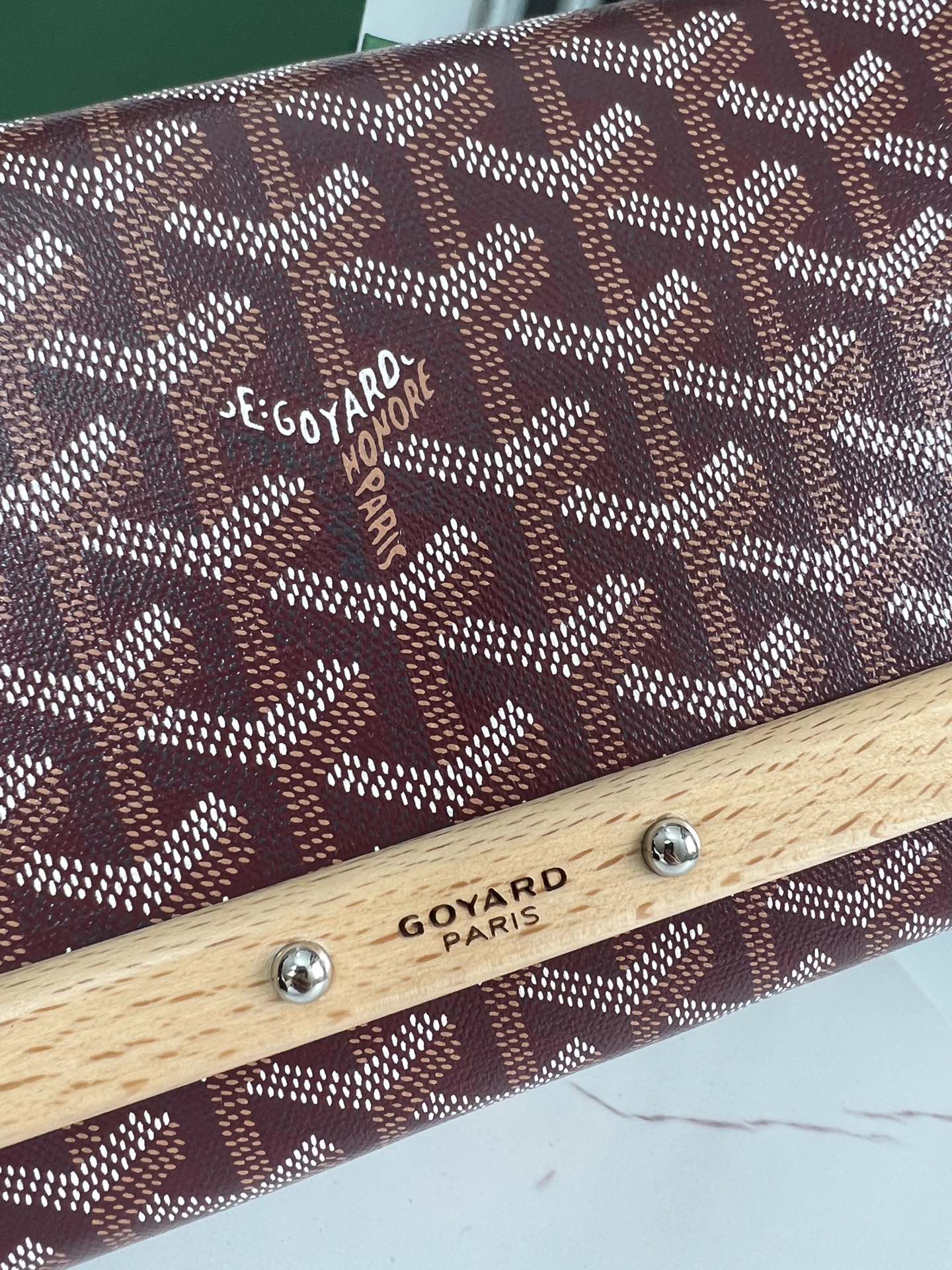Goyard Monte Carlo PM Shoulder Bag PVC Canvas Red