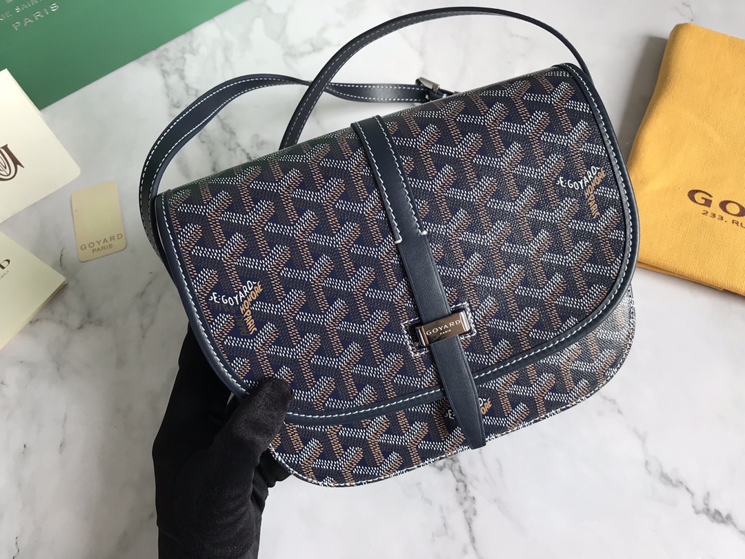 Goyard Belvedere PM Navy Blue for Women
