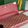 GOYARD Goyardine Monte Carlo Bois Clutch With Strap Red