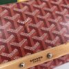GOYARD Goyardine Monte Carlo Bois Clutch With Strap Red